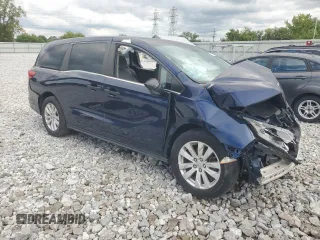 2018 Honda Odyssey LX with VIN 5FNRL6H25JB111217, listed as a Copart auction lot 67143364 with Not Provided miles and Salvage Title. Bid and sale history available at carsss.com. Image 4.