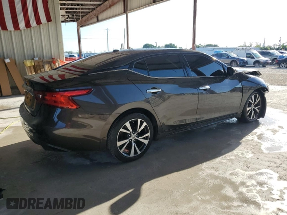 2016 Nissan Maxima SL with VIN 1N4AA6AP4GC906750, listed as a Copart auction lot 60691725 with 104,994 mi miles and Salvage title. Bid and sale history available at DreamBid. Image 3.