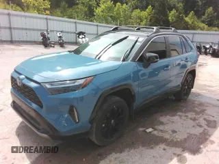 2023 Toyota RAV4 Hybrid XSE with VIN 2T3E6RFV6PW038320, listed as a Copart auction lot 46690615 with Not provided miles and Salvage title. Bid and sale history available at DreamBid. Image 1.
