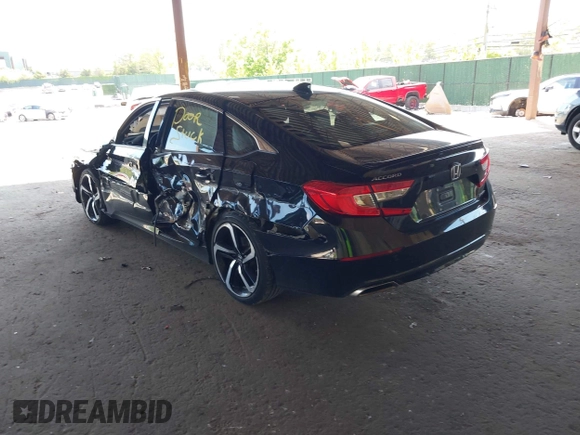 2019 Honda Accord Sport with VIN 1HGCV1F3XKA166546, listed as a IAAI auction lot 42216635 with 64,704 mi miles and . Bid and sale history available at DreamBid. Image 3.
