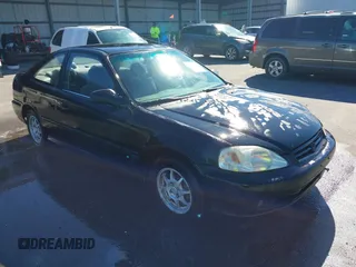 1999 Honda Civic HX with VIN 1HGEJ7123XL068508, listed as a IAAI auction lot 41803733 with 191,412 mi miles. Bid and sale history available at carsss.com. Image 1.