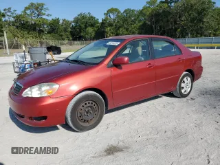 2008 Toyota Corolla CE with VIN 1NXBR32E68Z033223, listed as a Copart auction lot 55874055 with 156,500 mi miles and Clean Title. Bid and sale history available at DreamBid. Image 1.