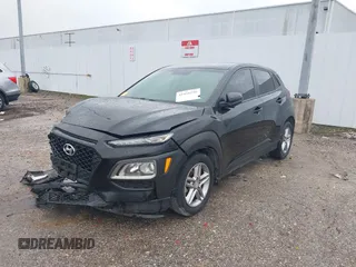 2018 Hyundai Kona SE with VIN KM8K12AA7JU128279, listed as a IAAI auction lot 41456296 with 100,977 mi miles and . Bid and sale history available at DreamBid. Image 19.