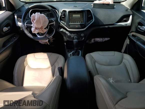 2017 Jeep Cherokee Limited with VIN 1C4PJLDB3HW549242, listed as a Copart auction lot 62075255 with 129,880 mi miles and Salvage title. Bid and sale history available at DreamBid. Image 8.