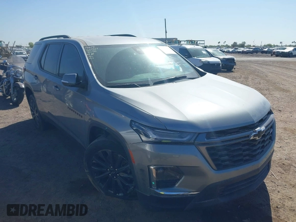 2023 Chevrolet Traverse RS with VIN 1GNERJKW7PJ234456, listed as a IAAI auction lot 42131904 with 21,807 mi miles. Bid and sale history available at carsss.com. Image 6.
