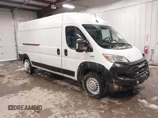 2024 Ram ProMaster Cargo Tradesman with VIN 3C6LRVDG6RE139987, listed as a IAAI auction lot 41597585 with 13,041 mi miles and . Bid and sale history available at DreamBid. Image 1.