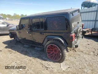 2021 Jeep Wrangler Unlimited Sahara Altitude с VIN 1C4HJXEG4MW731421, выставлен на аукционе Copart как лот 54960915 с пробегом 105 243 миль миль и Списание • Salvage title. История ставок и продаж доступна на DreamBid. Изображение 2.