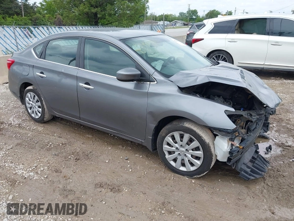 2017 Nissan Sentra SV with VIN 3N1AB7AP7HY286999, listed as a IAAI auction lot 42365694 with 58,683 mi miles and . Bid and sale history available at DreamBid. Image 1.
