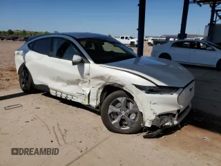 2021 Ford Mustang Mach-E Select with VIN 3FMTK1RMXMMA58666, listed as a Copart auction lot 64401675 with Not provided miles and Salvage title. Bid and sale history available at DreamBid. Image 4.