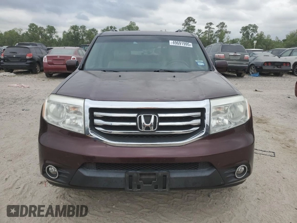2013 Honda Pilot EX-L with VIN 5FNYF3H55DB003101, listed as a Copart auction lot 49691995 with 179,598 mi miles and Clean title. Bid and sale history available at DreamBid. Image 5.