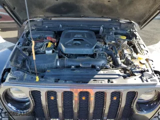 2022 Jeep Wrangler Unlimited Sahara with VIN 1C4HJXEN1NW187573, listed as a Copart auction lot 50950025 with 67,448 mi miles and Salvage Title. Bid and sale history available at carsss.com. Image 12.