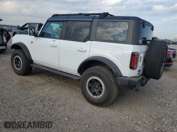 2023 Ford Bronco with VIN 1FMEE5DP5PLA95882, listed as a Copart auction lot 44057865 with 32,410 mi miles and Salvage Title. Bid and sale history available at DreamBid. Image 2.