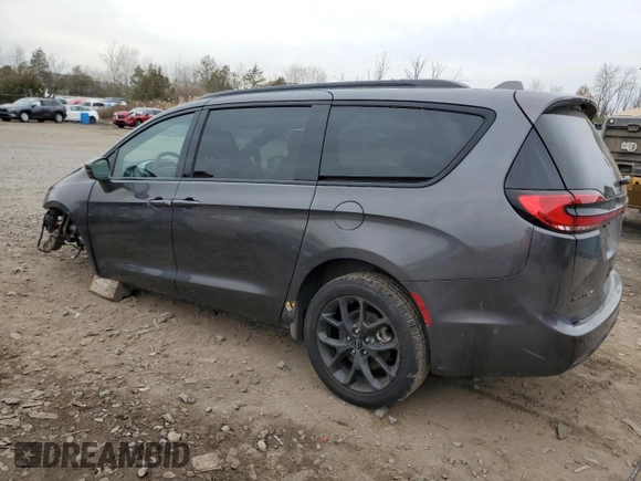2022 Chrysler Pacifica Limited with VIN 2C4RC3GG0NR167264, listed as a Copart auction lot 80141624 with 29,244 mi miles and Salvage title. Bid and sale history available at DreamBid. Image 2.
