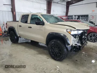 2023 Chevrolet Colorado 4WD Trail Boss with VIN 1GCPTEEK6P1249890, listed as a Copart auction lot 45873595 with 46,702 mi miles and Salvage title. Bid and sale history available at DreamBid. Image 4.