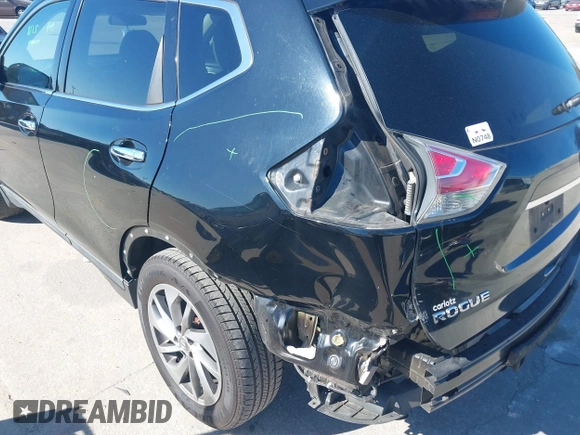2015 Nissan Rogue SL with VIN 5N1AT2MT6FC755975, listed as a IAAI auction lot 41816748 with 141,648 mi miles. Bid and sale history available at carsss.com. Image 6.