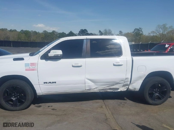 2020 Ram 1500 Big Horn with VIN 1C6SRFFT4LN350359, listed as a IAAI auction lot 41887680 with 67,171 mi miles. Bid and sale history available at carsss.com. Image 14.