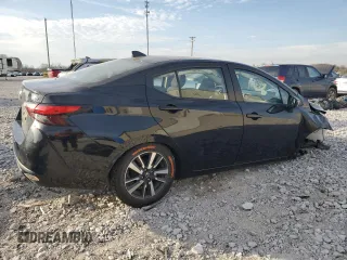 2021 Nissan Versa SV with VIN 3N1CN8EV8ML890616, listed as a Copart auction lot 47128505 with 73,006 mi miles and Salvage Title. Bid and sale history available at DreamBid. Image 3.
