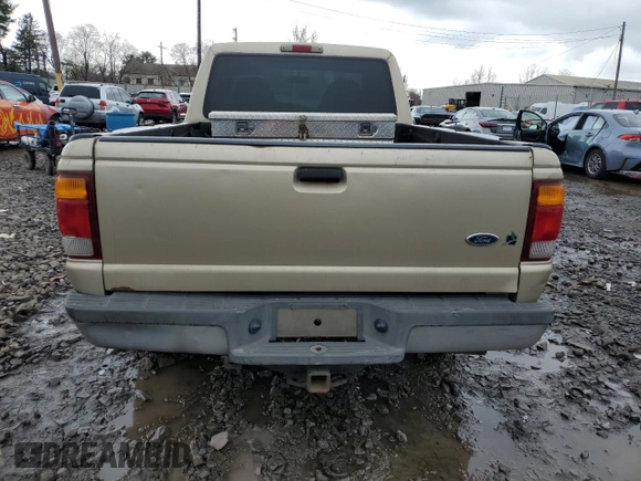 1999 Ford Ranger XL with VIN 1FTYR14V8XPB52646, listed as a Copart auction lot 48453215 with 343,534 mi miles and Salvage Title. Bid and sale history available at carsss.com. Image 6.
