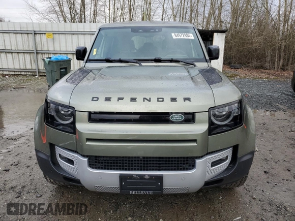 2024 Land Rover Defender S with VIN SALEJ7EX9R2343479, listed as a Copart auction lot 84972984 with 3,124 mi miles and Salvage title. Bid and sale history available at DreamBid. Image 5.