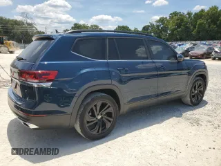 2022 Volkswagen Atlas SE with VIN 1V2WP2CAXNC508048, listed as a Copart auction lot 63107444 with 23,844 mi miles and Salvage title. Bid and sale history available at DreamBid. Image 3.
