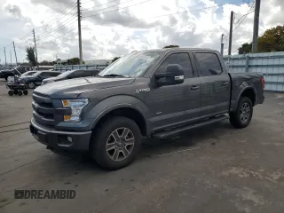 2015 Ford F-150 XLT with VIN 1FTEW1EP9FFB46015, listed as a Copart auction lot 46053995 with 113,883 mi miles and Salvage Title. Bid and sale history available at carsss.com. Image 1.