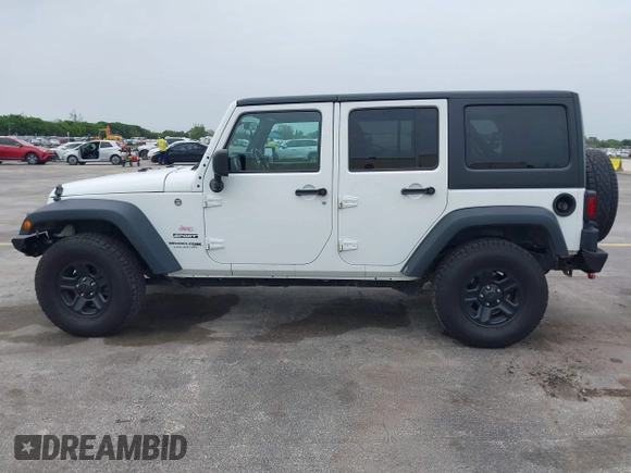 2018 Jeep Wrangler Unlimited Sport S with VIN 1C4BJWDG7JL895132, listed as a IAAI auction lot 42435993 with 71,394 mi miles and . Bid and sale history available at DreamBid. Image 14.