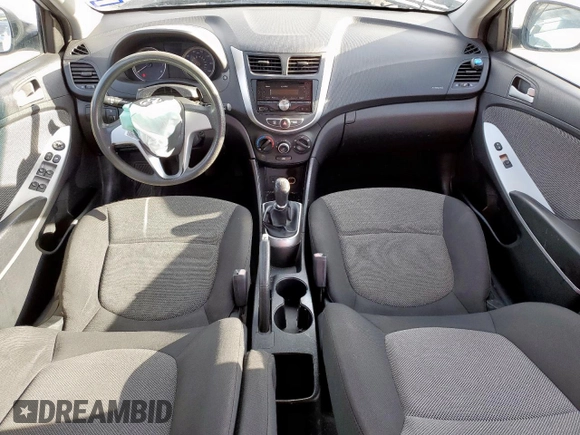 2012 Hyundai Accent GS with VIN KMHCT5AE8CU031209, listed as a Copart auction lot 57881945 with 126,756 mi miles and Salvage title. Bid and sale history available at DreamBid. Image 8.