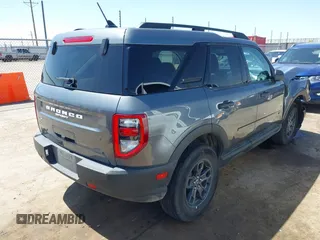 2024 Ford Bronco Sport Big Bend with VIN 3FMCR9B63RRE30980, listed as a IAAI auction lot 42314253 with 13,099 mi miles and . Bid and sale history available at DreamBid. Image 4.