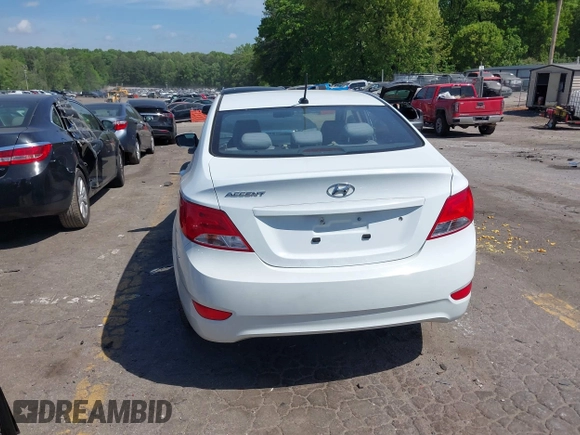 2015 Hyundai Accent GLS with VIN KMHCT4AE0FU896593, listed as a IAAI auction lot 42081643 with 175,346 mi miles and . Bid and sale history available at DreamBid. Image 16.