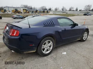 2012 Ford Mustang V6 Premium with VIN 1ZVBP8AM0C5256504, listed as a Copart auction lot 86628894 with 187,417 mi miles and Salvage Title. Bid and sale history available at carsss.com. Image 3.