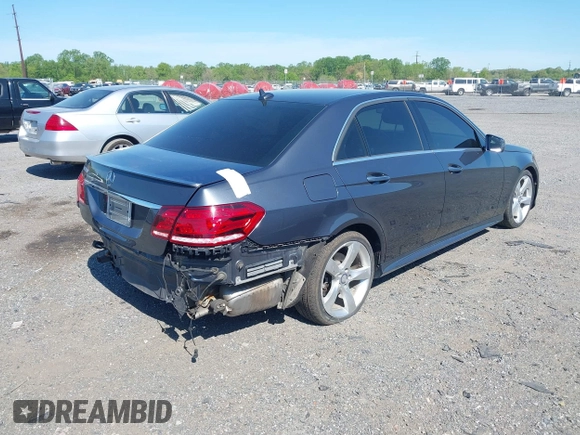 2014 Mercedes-Benz E 350 Sport with VIN WDDHF5KB8EA985121, listed as a IAAI auction lot 42124448 with 96,412 mi miles and . Bid and sale history available at DreamBid. Image 4.
