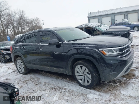 2022 Volkswagen Atlas SE with VIN 1V2LC2CA6NC211244, listed as a IAAI auction lot 41610487 with 49,494 mi miles and . Bid and sale history available at DreamBid. Image 13.