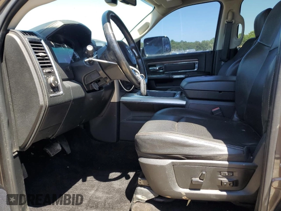 2016 Ram 2500 Laramie with VIN 3C6UR5FL3GG296988, listed as a Copart auction lot 57460535 with 150,161 mi miles and Salvage title. Bid and sale history available at DreamBid. Image 7.