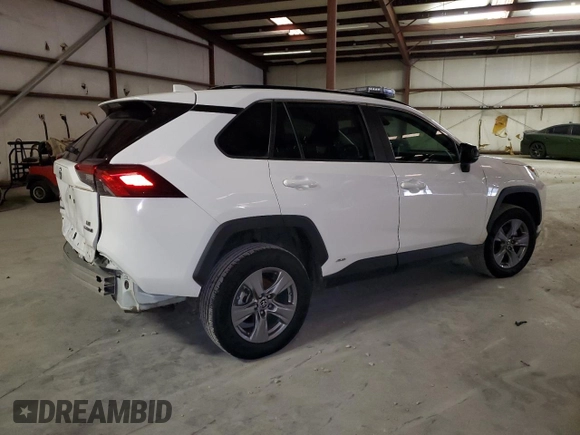 2023 Toyota RAV4 Hybrid LE with VIN 4T3LWRFV6PU096578, listed as a Copart auction lot 44319745 with 104,337 mi miles and Clean Title. Bid and sale history available at carsss.com. Image 3.