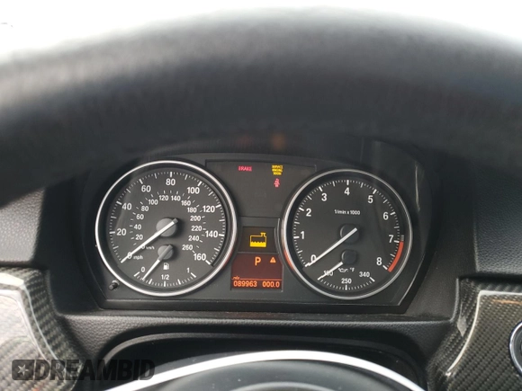 2009 BMW 3 Series 328i with VIN WBAWV13579P122218, listed as a Copart auction lot 41417735 with 89,963 mi miles and Salvage title. Bid and sale history available at DreamBid. Image 9.