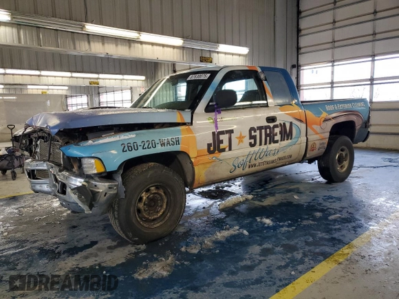 2001 Dodge Ram 2500 with VIN 3B7KC23611G237895, listed as a Copart auction lot 87630075 with 512,070 mi miles and Non Repairable. Bid and sale history available at carsss.com. Image 1.