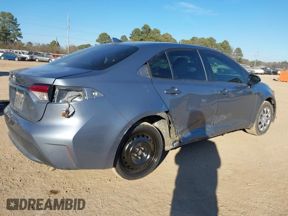 2022 Toyota Corolla LE with VIN 5YFEPMAE3NP335687, listed as a IAAI auction lot 41361115 with 54,105 mi miles and . Bid and sale history available at DreamBid. Image 4.
