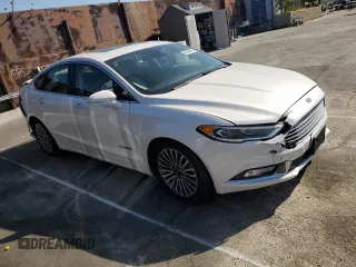 2018 Ford Fusion Titanium with VIN 3FA6P0RU4JR134142, listed as a Copart auction lot 52046465 with 91,018 mi miles and Salvage Title. Bid and sale history available at DreamBid. Image 4.