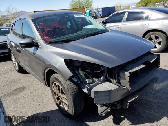 2021 Ford Escape SE with VIN 1FMCU0G63MUA68475, listed as a Copart auction lot 56896515 with 52,758 mi miles and Salvage title. Bid and sale history available at DreamBid. Image 4.