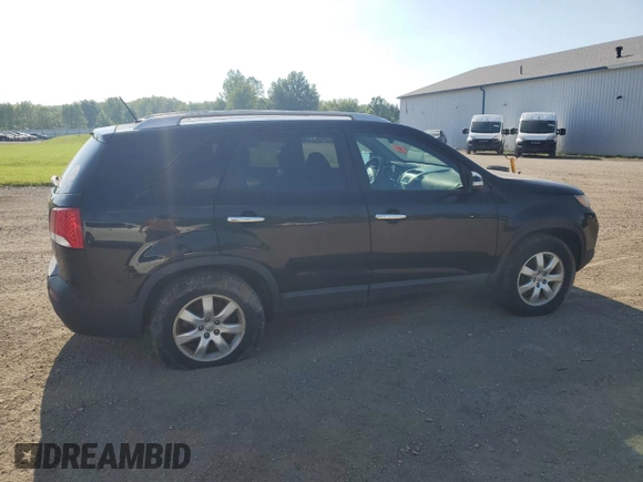 2013 Kia Sorento LX with VIN 5XYKT3A67DG393578, listed as a Copart auction lot 63515725 with 118,168 mi miles and Clean title. Bid and sale history available at DreamBid. Image 3.