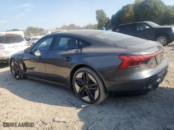 2022 Audi RS e-tron GT with VIN WAUAHBFW6N7904693, listed as a Copart auction lot 72273784 with 10180 miles and Salvage Title. Bid and sale history available at carsss.com. Image 2.