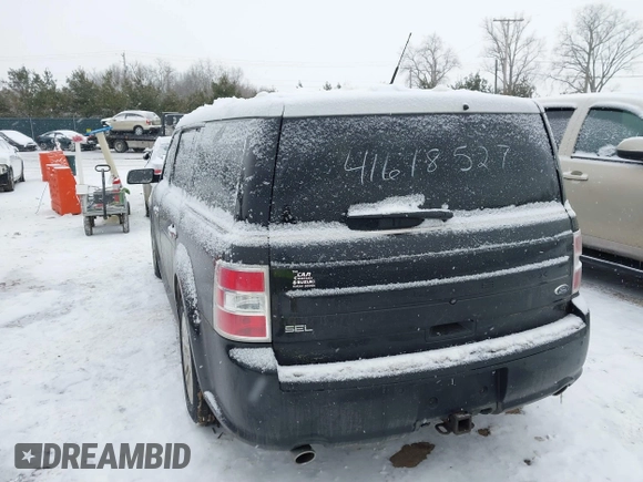2015 Ford Flex SEL with VIN 2FMGK5C8XFBA05006, listed as a IAAI auction lot 41618527 with 189,404 mi miles. Bid and sale history available at carsss.com. Image 3.