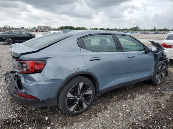 2024 Polestar 2 z VIN YSMFD3KA3RL212798, wystawiony jako Copart lot #52319225 z przebiegiem 24 078 mil mil oraz Nie do naprawy. Historia ofert i sprzedaży dostępna na DreamBid. Obrazek 3.