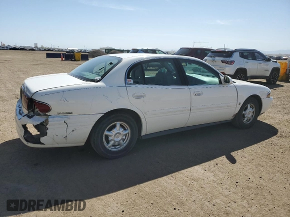 2001 Buick LeSabre Limited with VIN 1G4HR54K61U281373, listed as a Copart auction lot 52383175 with 144,773 mi miles and Salvage title. Bid and sale history available at DreamBid. Image 3.