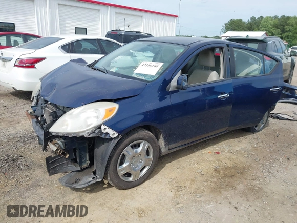 2012 Nissan Versa SV with VIN 3N1CN7AP1CL853875, listed as a IAAI auction lot 42336209 with 194,150 mi miles and . Bid and sale history available at DreamBid. Image 2.