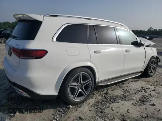 2023 Mercedes-Benz GLS 450 with VIN 4JGFF5KE1PA909640, listed as a Copart auction lot 63495994 with 12,971 mi miles and Salvage Title. Bid and sale history available at DreamBid. Image 3.