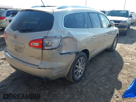 2014 Buick Enclave Leather with VIN 5GAKRBKD7EJ237632, listed as a IAAI auction lot 41791710 with 111,435 mi miles and . Bid and sale history available at DreamBid. Image 4.