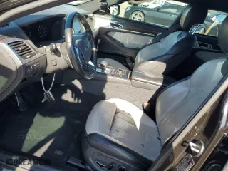 2018 Genesis G80 3.3T Sport with VIN KMHGN4JB3JU243539, listed as a Copart auction lot 43653695 with 81,008 mi miles and Salvage Title. Bid and sale history available at carsss.com. Image 7.