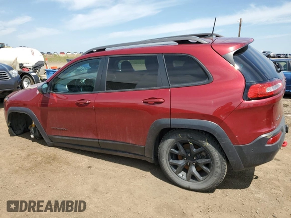 2017 Jeep Cherokee Trailhawk z VIN 1C4PJMBSXHW558559, wystawiony jako Copart lot #64548295 z przebiegiem 119 765 mil mil oraz Szkoda całkowita • Salvage title. Historia ofert i sprzedaży dostępna na DreamBid. Obrazek 2.