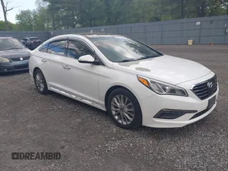 2015 Hyundai Sonata Limited z VIN 5NPE34AF0FH017562, wystawiony jako IAAI lot #42228546 z przebiegiem 108 494 mil mil oraz . Historia ofert i sprzedaży dostępna na DreamBid. Obrazek 1.